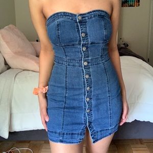 pacsun denim dress.
